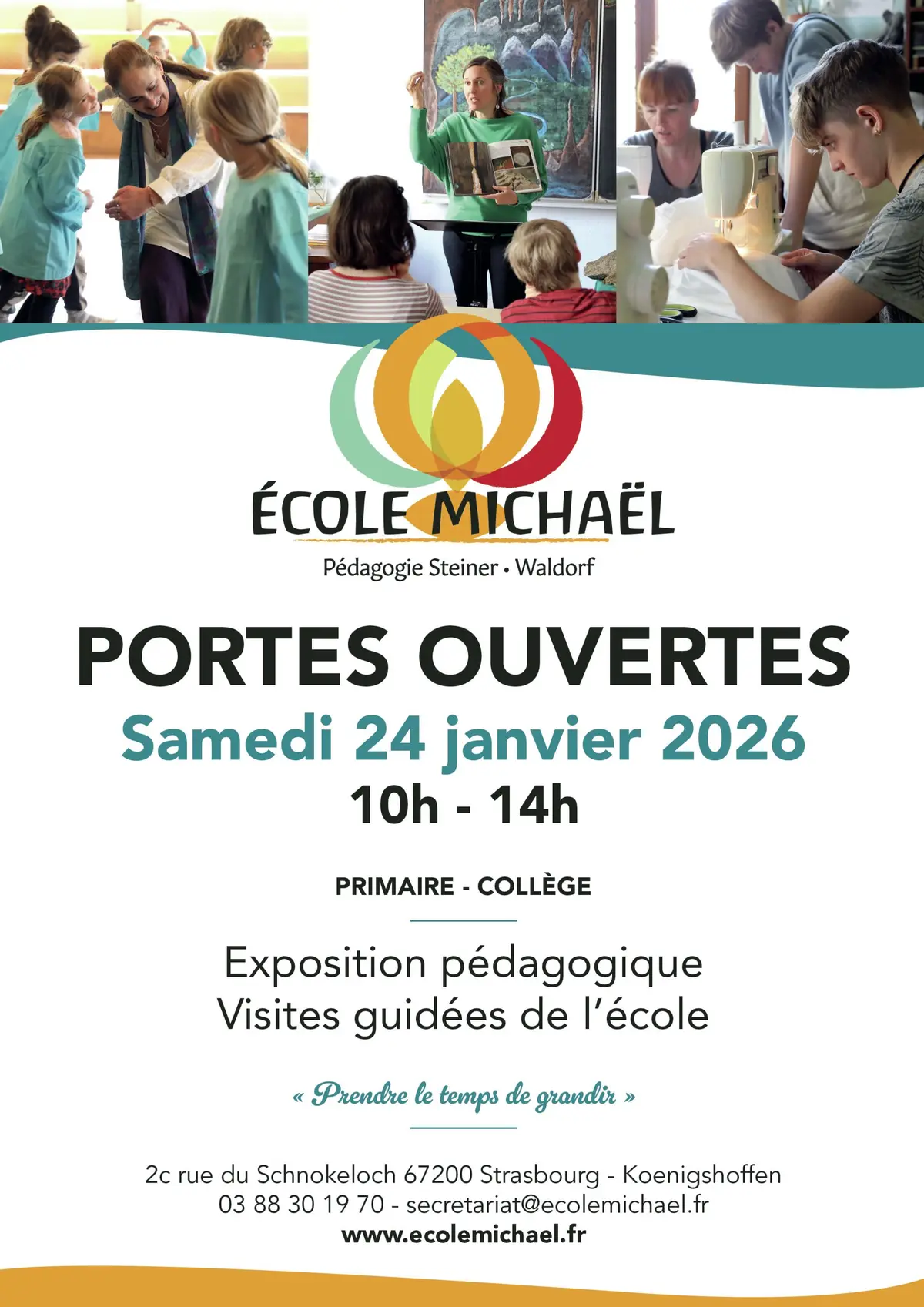 Journée Portes Ouvertes - Ecole Michaël Strasbourg - Pédagogie Steiner-Waldorf