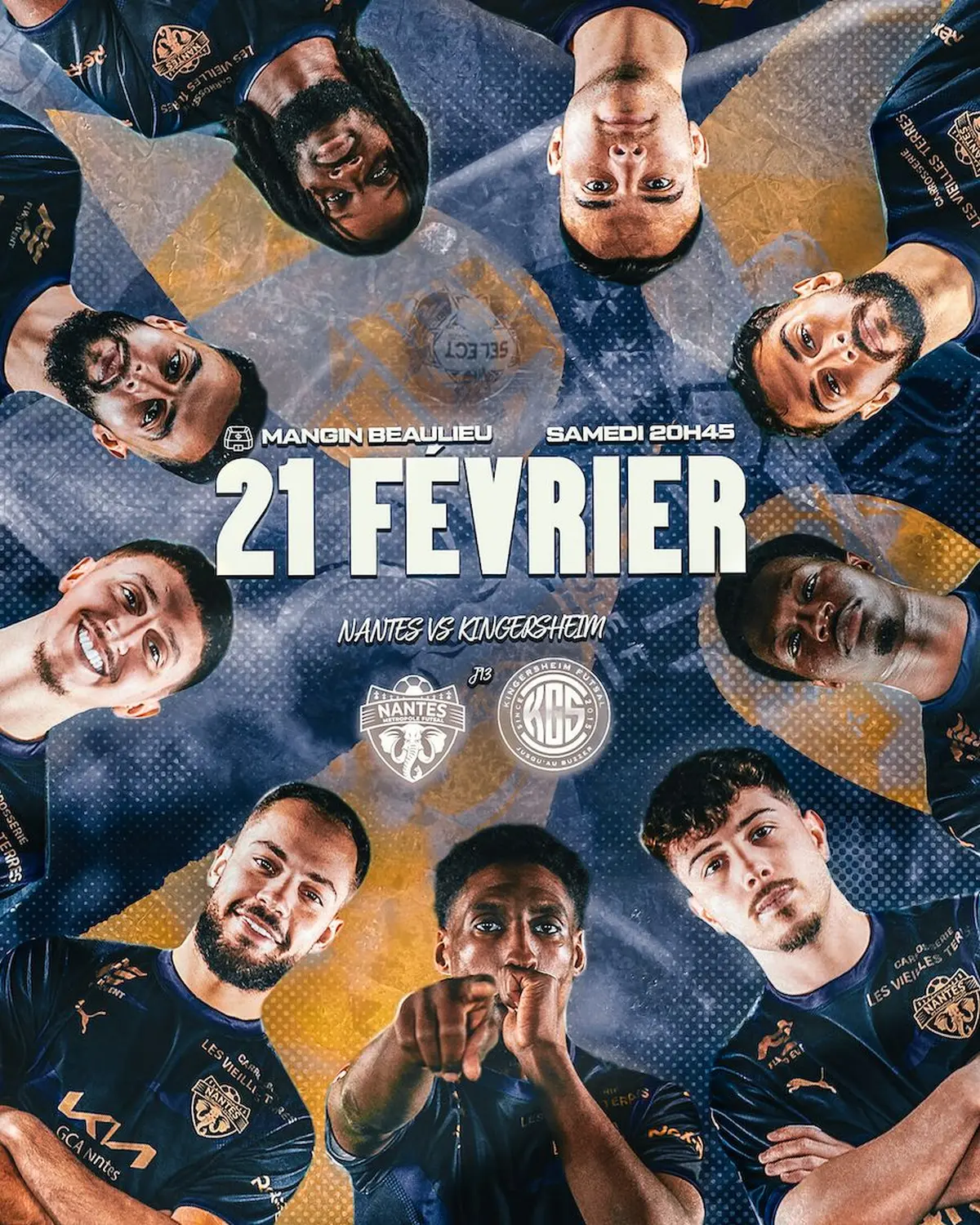 J13 D1 Futsal Nantes Métropole Futsal - Kingersgheim 