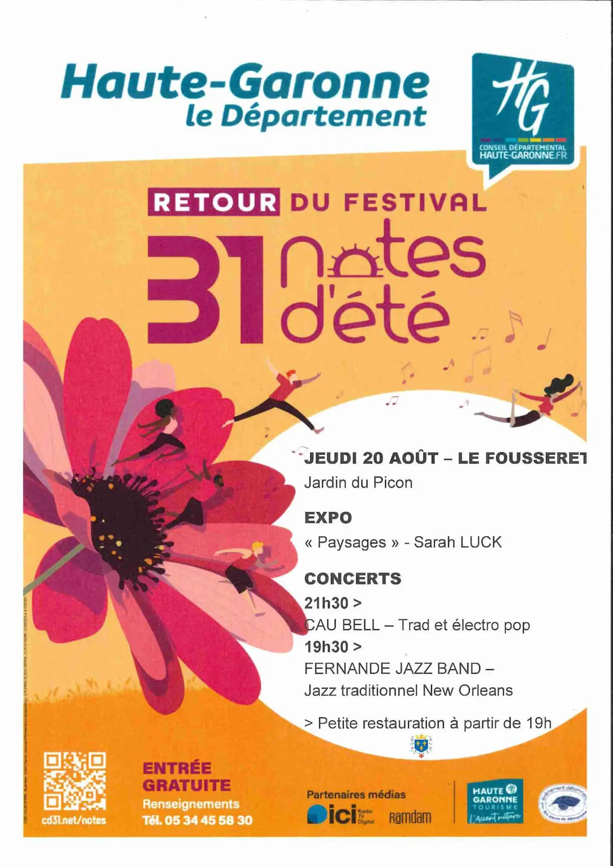 Festival 31 Notes d'été au Fousseret