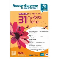 Festival 31 Notes d'été au Fousseret