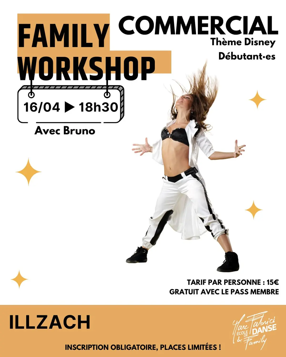 Family Workshop – Commercial Thème Disney – Niveau débutant