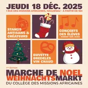 1er Marché de Noël du Collège des Missions Africaines