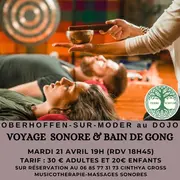 Voyage sonore & bain de gong à OBERHOFFEN SUR MODER 