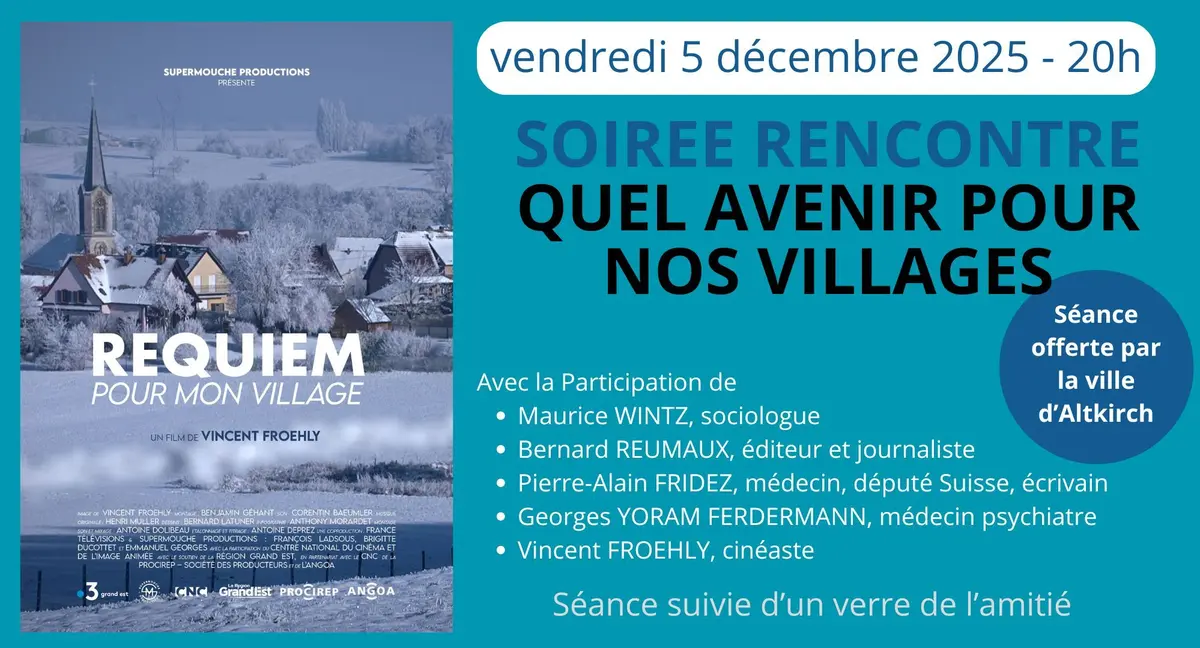 Soirée rencontre/ Requiem pour mon village