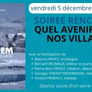 Soirée rencontre/ Requiem pour mon village
