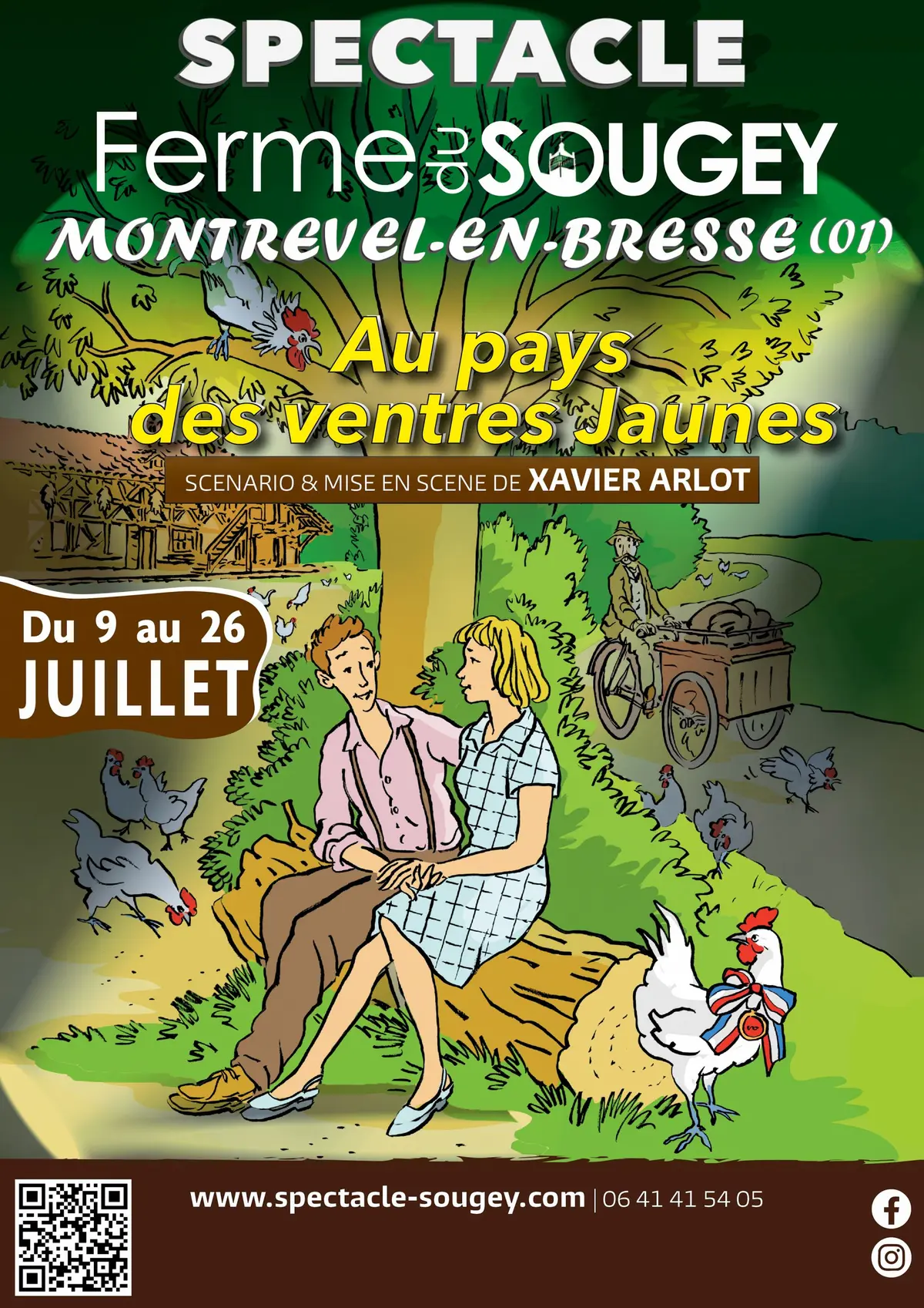 Spectacle du Sougey  Aux pays des ventres jaunes