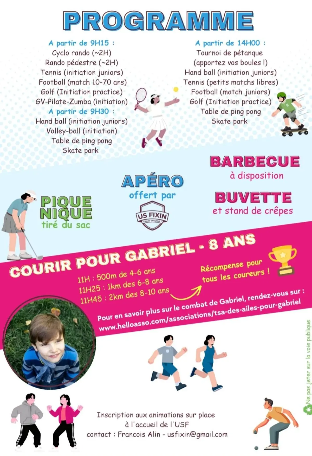 Journée sportive solidaire en famille