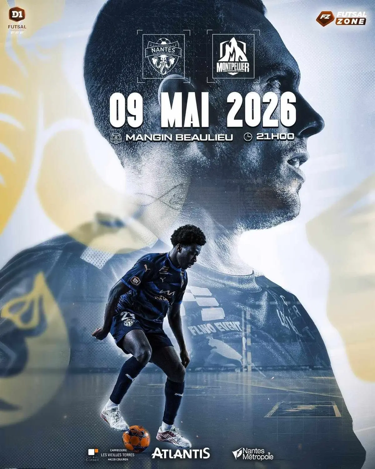 D1 Futsal – Journée 20 : NMF vs Montpellier, choc des playoffs