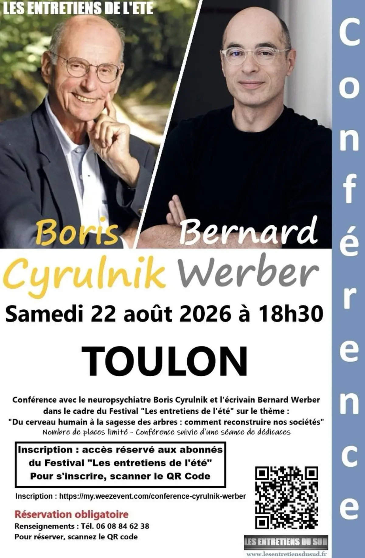 Conférence Boris Cyrulnik - Bernard Werber
