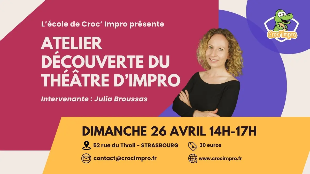 Atelier découverte du théâtre d’improvisation 