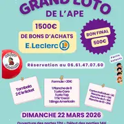 Grand loto de l'APE