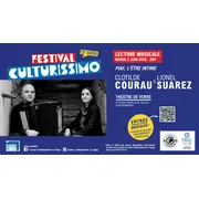 Festival Culturissimo - Lecture musicale de Clotilde Courau x Lionel Suarez