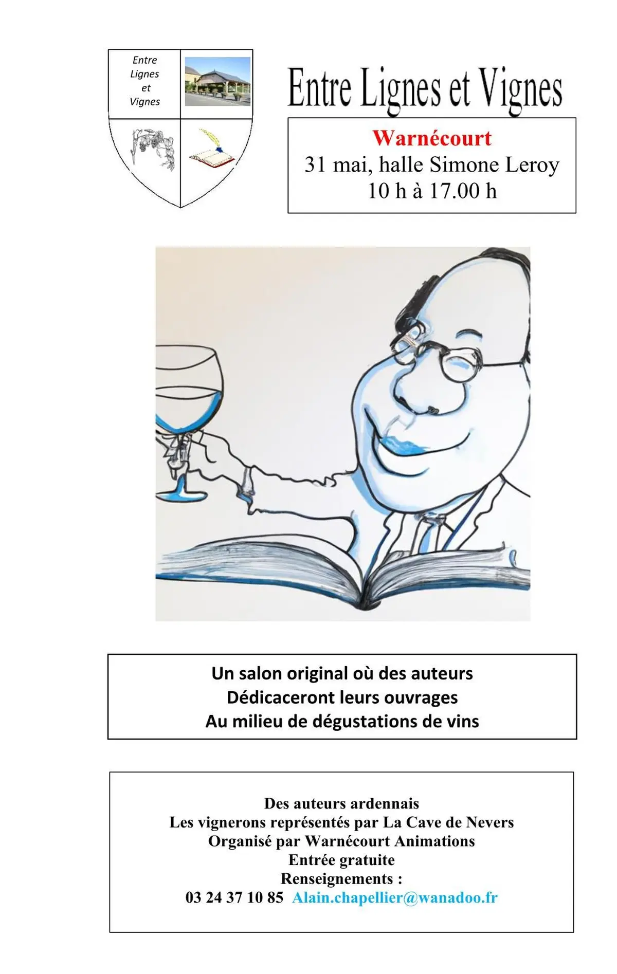 Salon du livre et du vin Entre lignes et vignes 