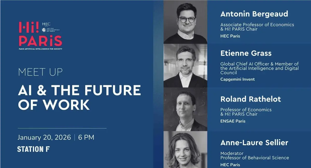 Hi! PARIS Meet Up sur l'IA et l'avenir du travail