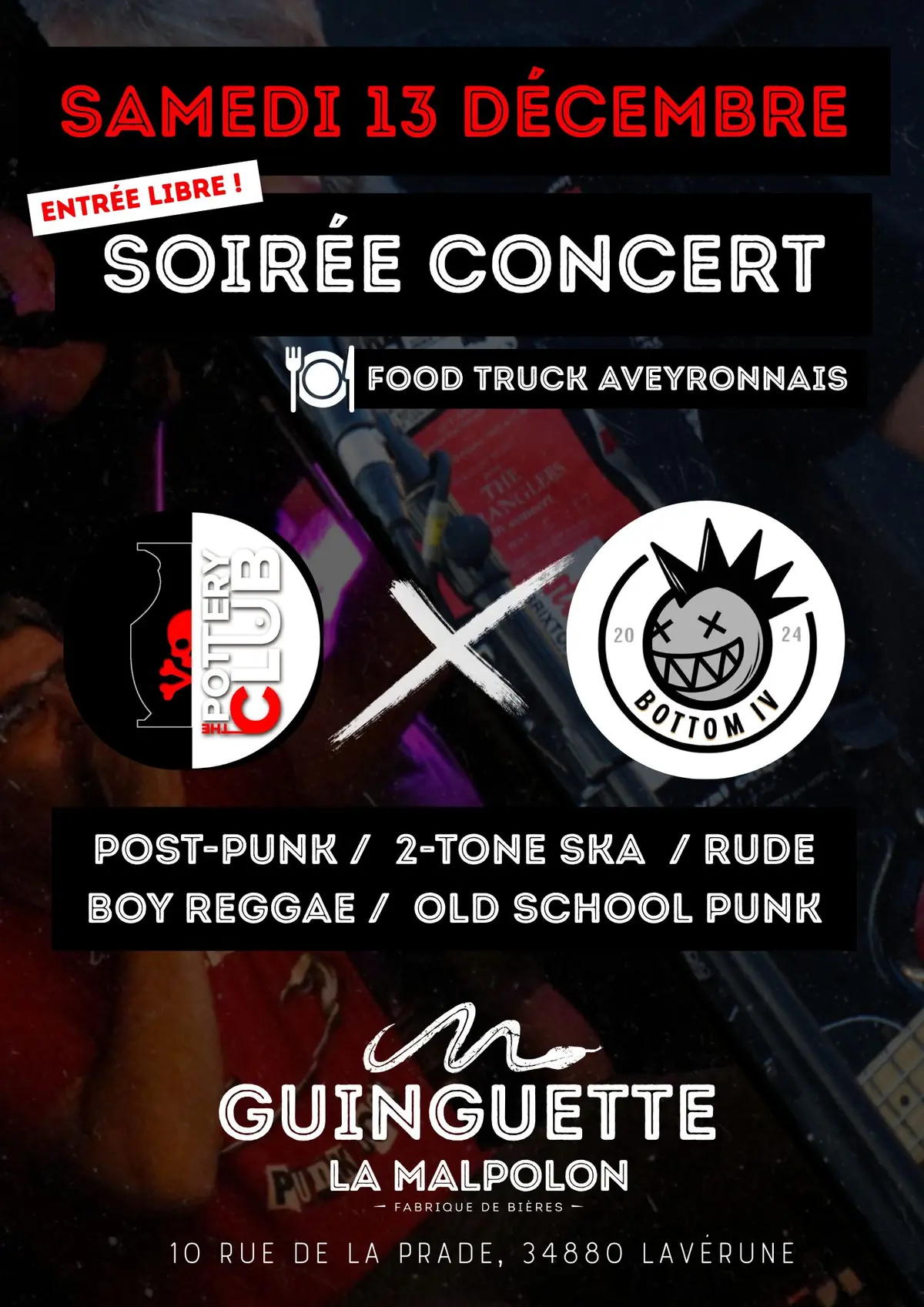 Double Concerts / The Pottery Club / Bottom IV