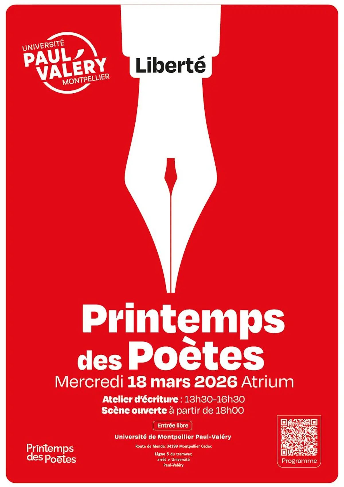 Le Printemps des Poètes à Atrium