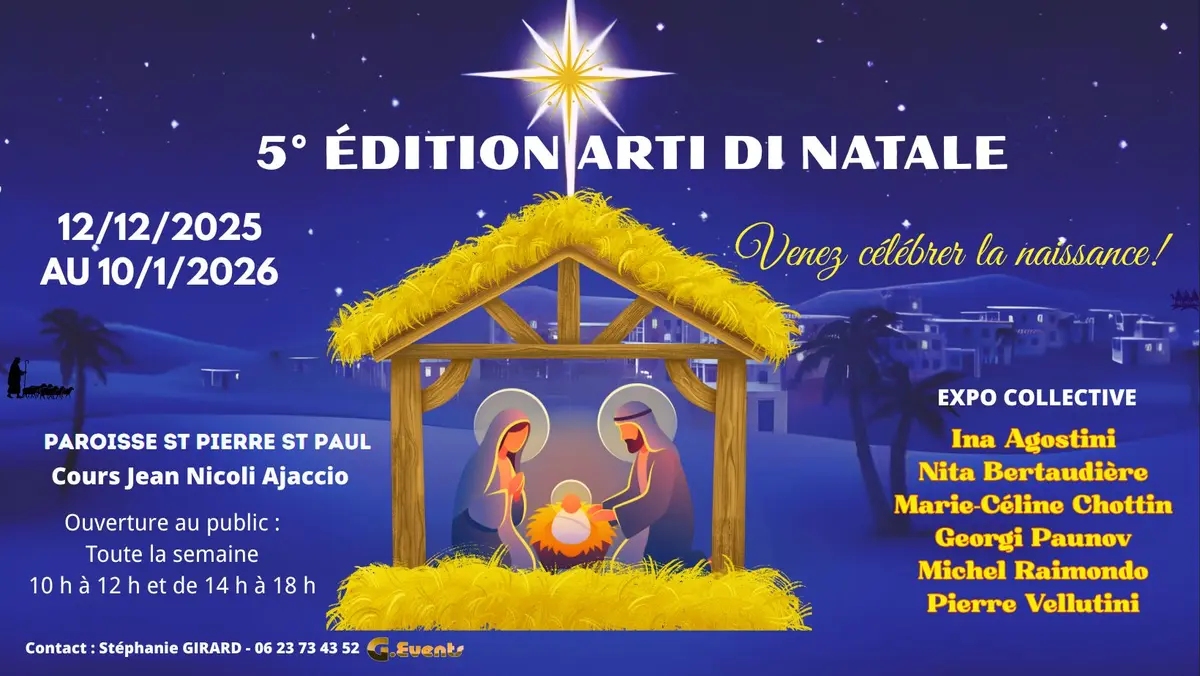 5° Edition Arti Di Natale - Paroisse St Pierre St Paul à Ajaccio
