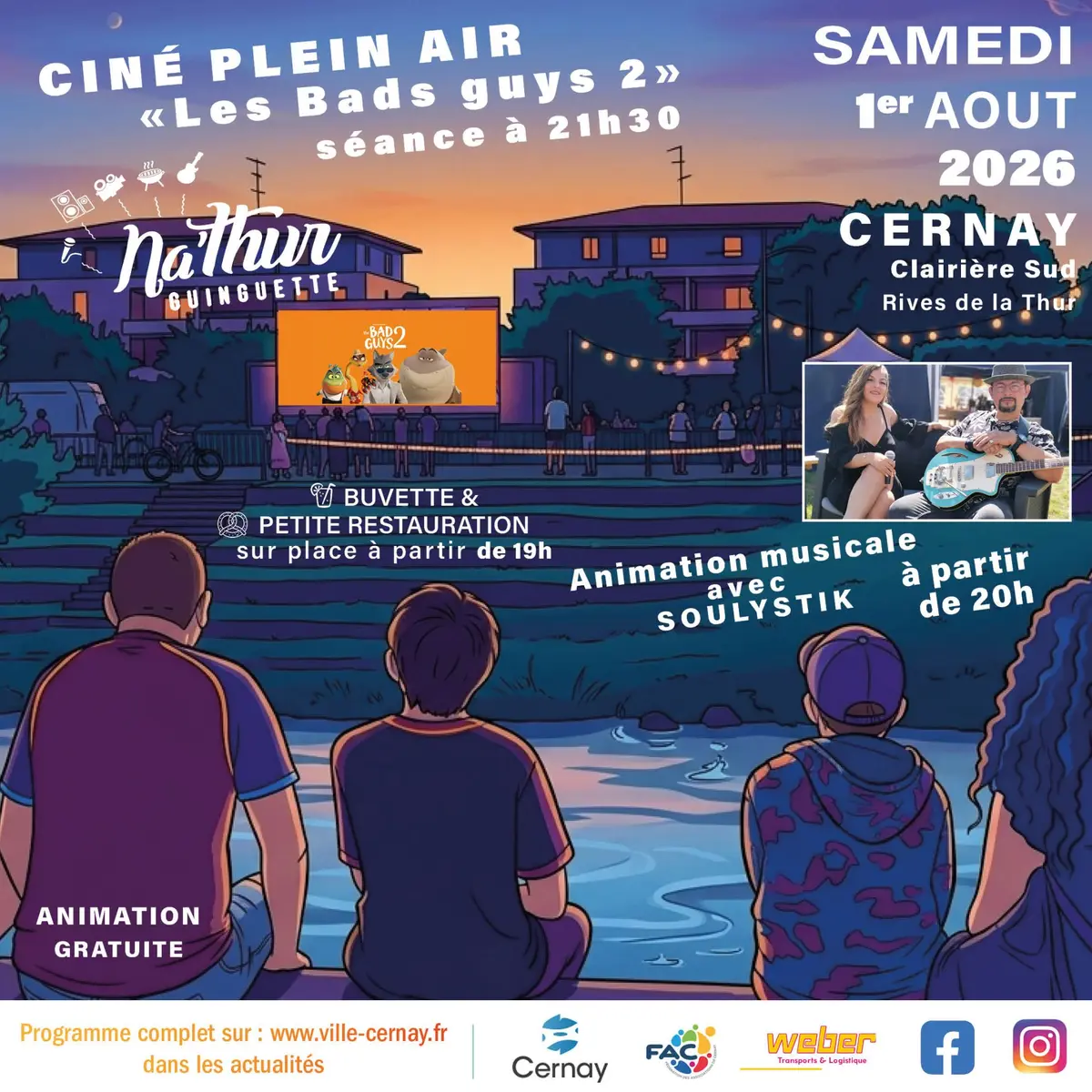 Guinguette Na'Thur - CINEMA PLEIN AIR