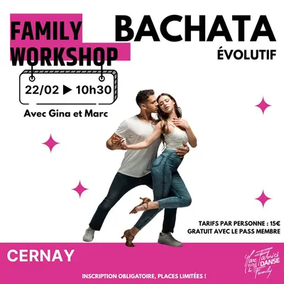 Family Workshop – Bachata (Niveau évolutif)