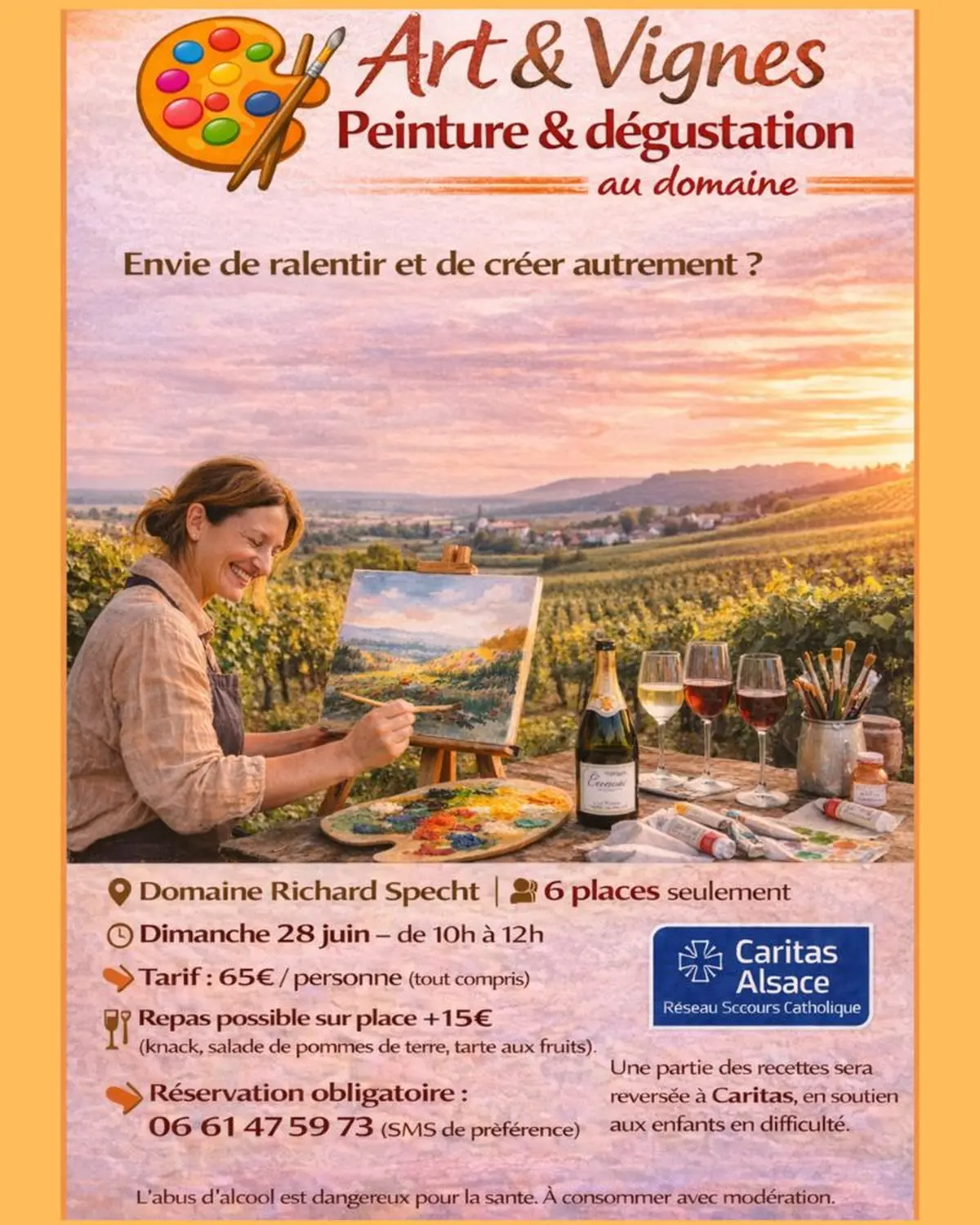 Art & Vignes – Peinture et dégustation en plein cœur des vignes