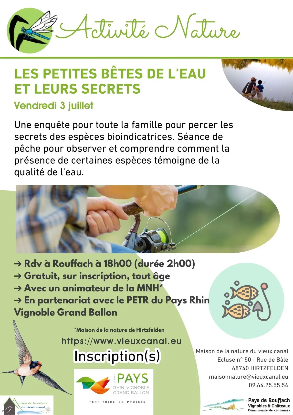 Les petites bêtes de l’eau et leurs secrets