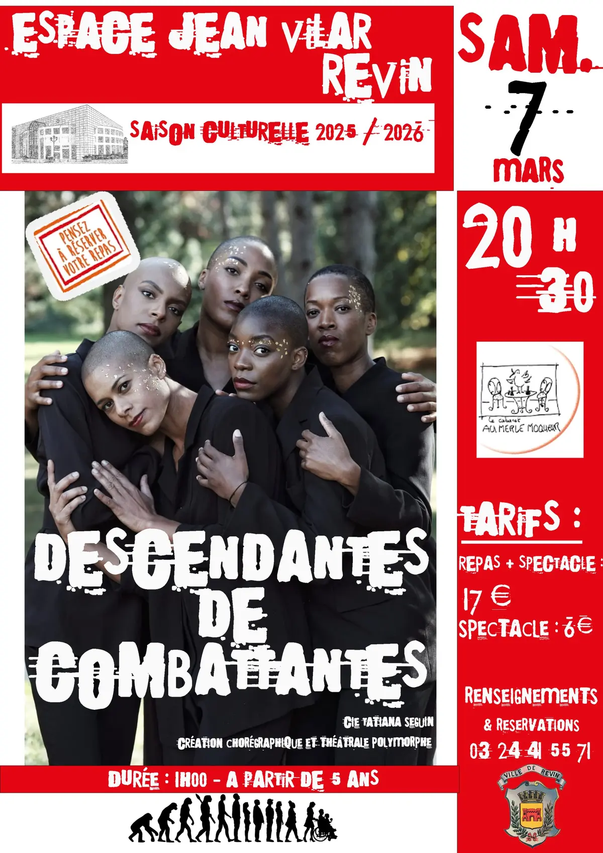 Soirée Cabaret Au Merle Moqueur : Descendantes de combattantes 