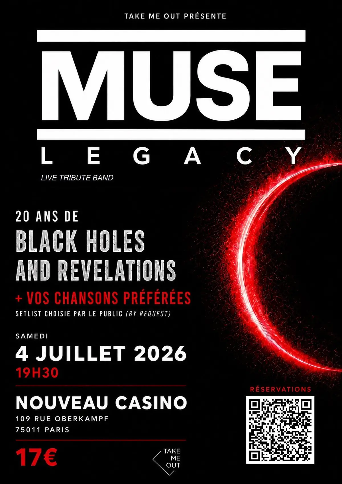Muse Legacy : Live 20 Ans De Black Holes And Revelations
