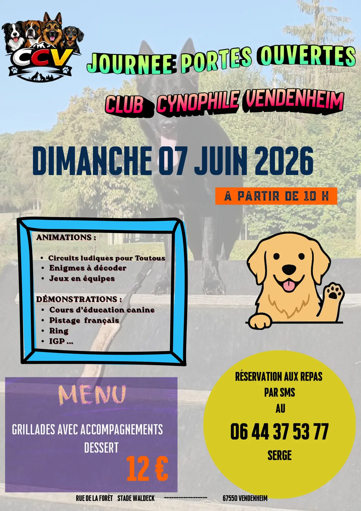 Journée Portes Ouverte Club Cynophile Vendenheim