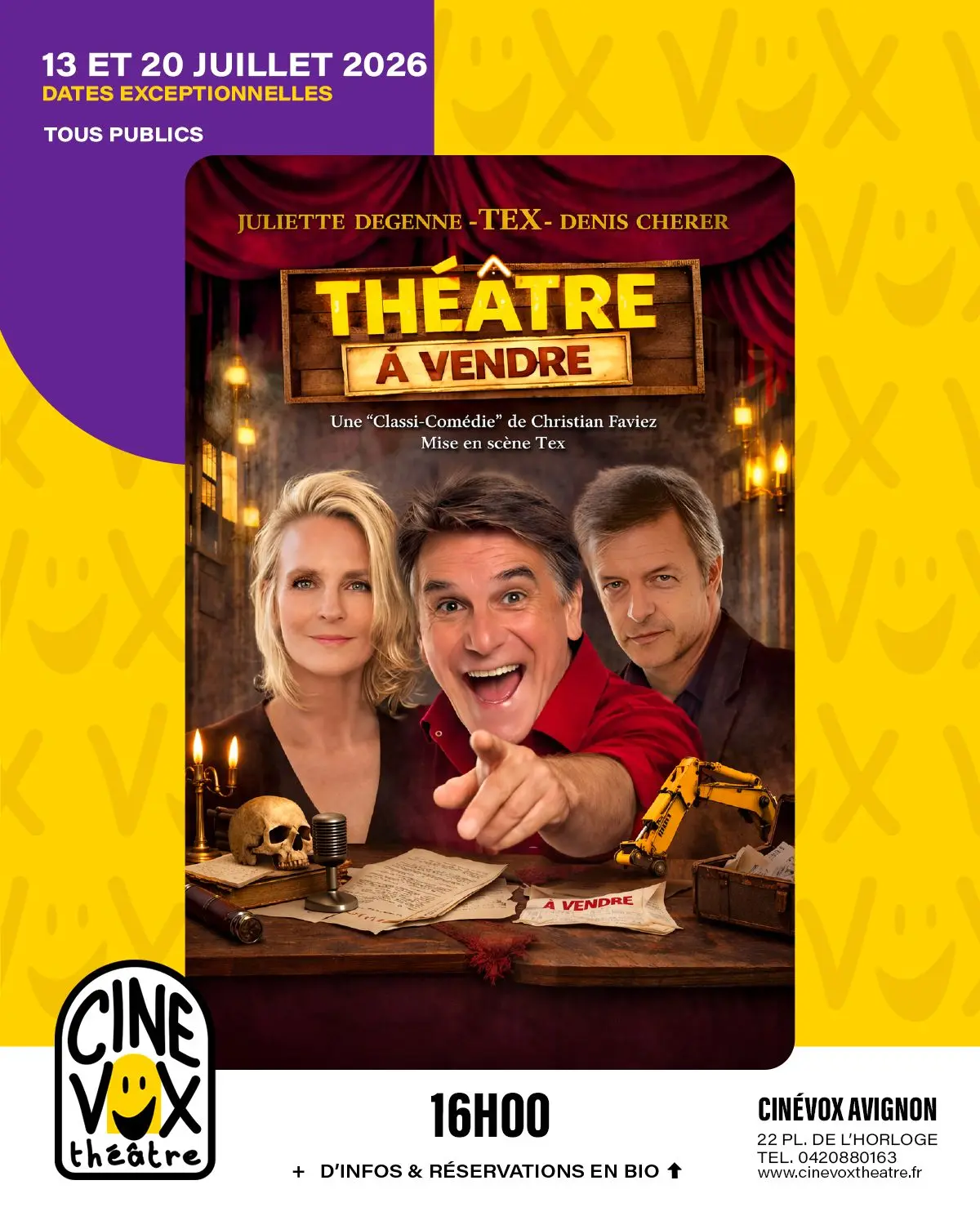 Théâtre à vendre