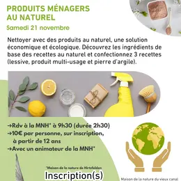 Produits ménagers au naturel