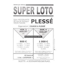 Super loto à Plessé animé par Johnny