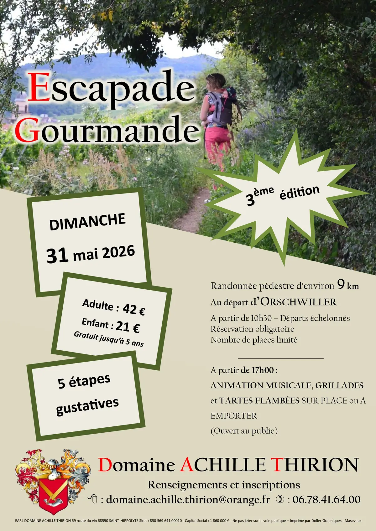 Escapade gourmande du domaine Achille Thirion