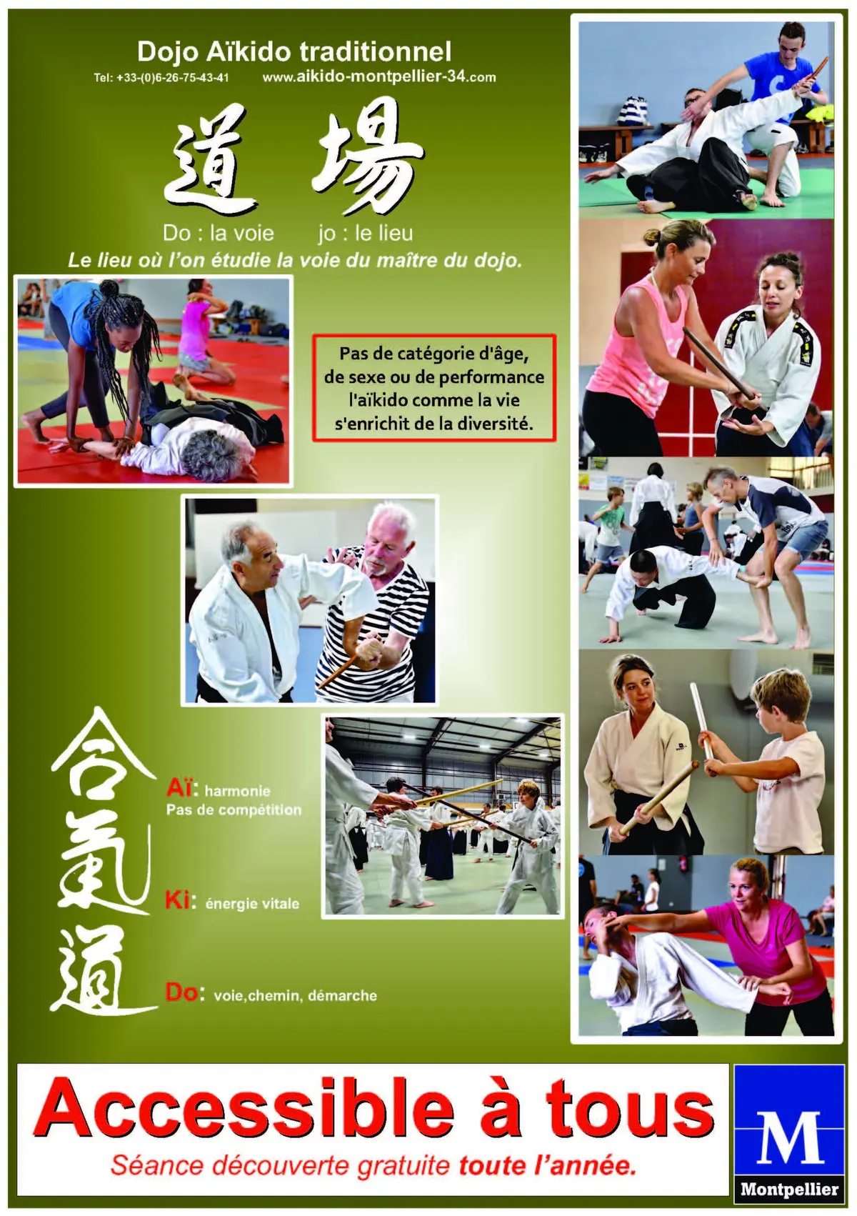 Dojo Aïkido La Rauze Montpellier