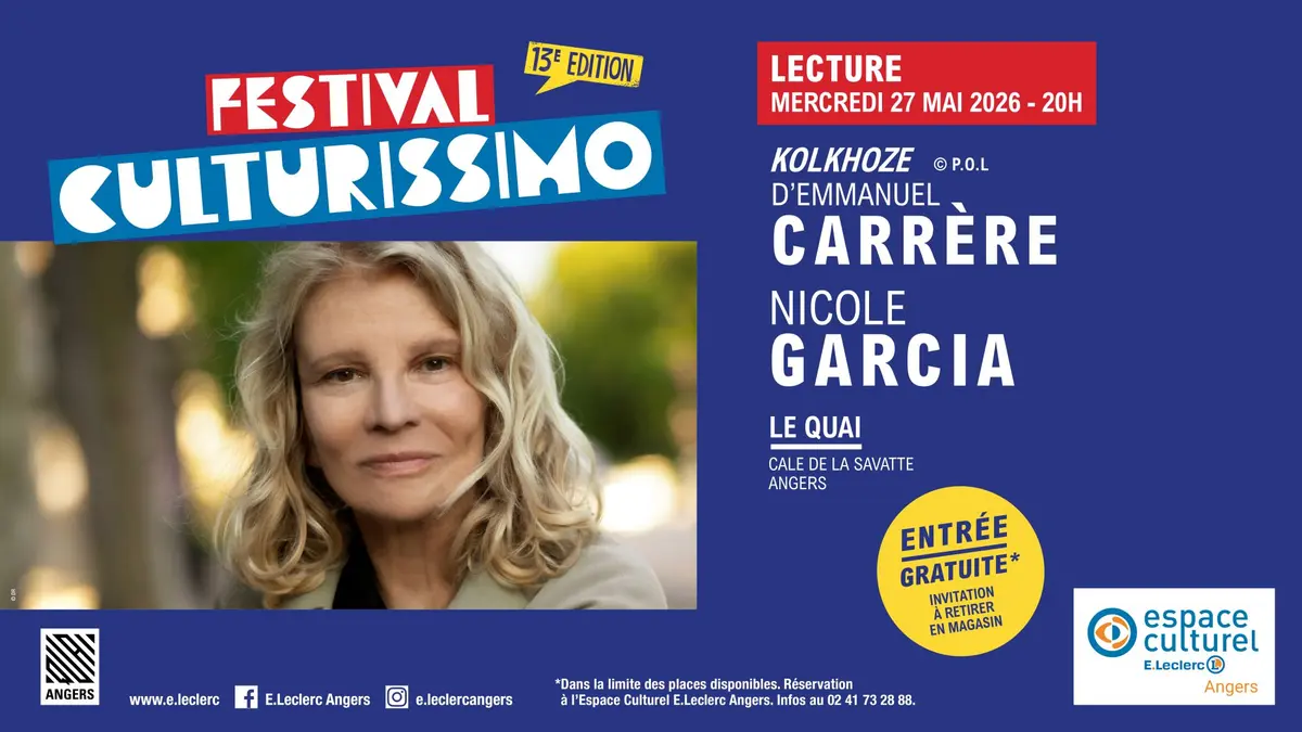 Festival Culturissimo - Lecture de Nicole Garcia 