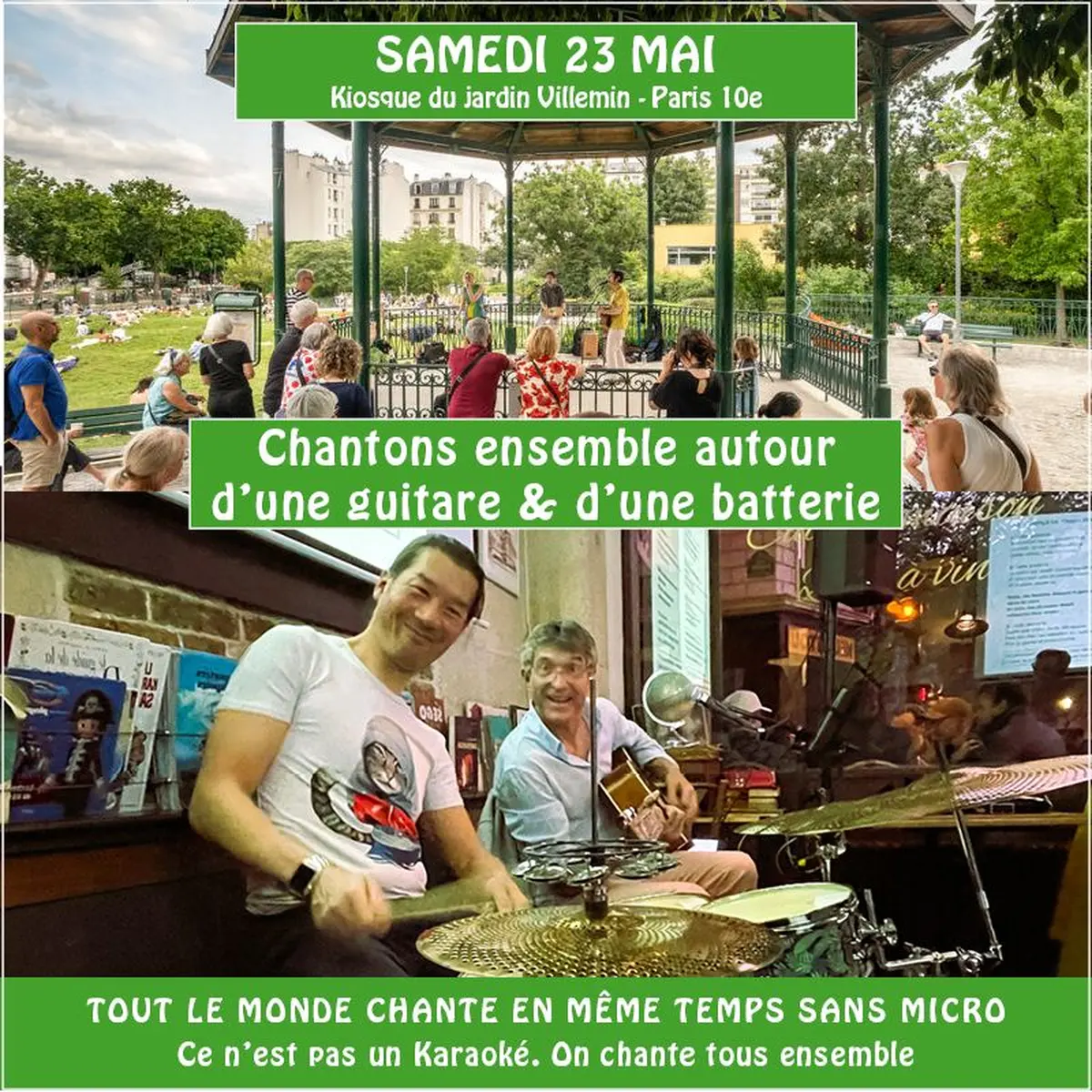 Kiosques en fête n° 3/5 – CONCERT – Tout le public fait le show !