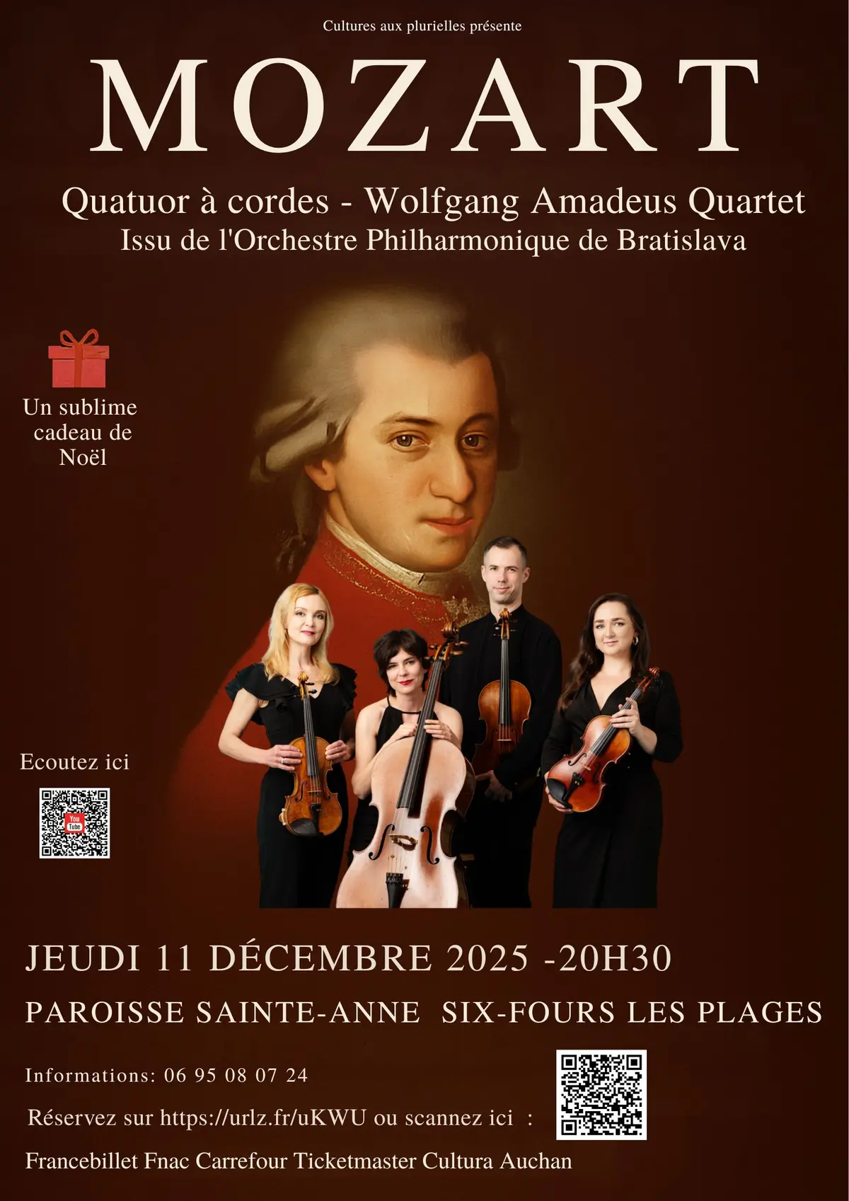 Wolfgang Amadeus Quartet : Hommage à Mozart
