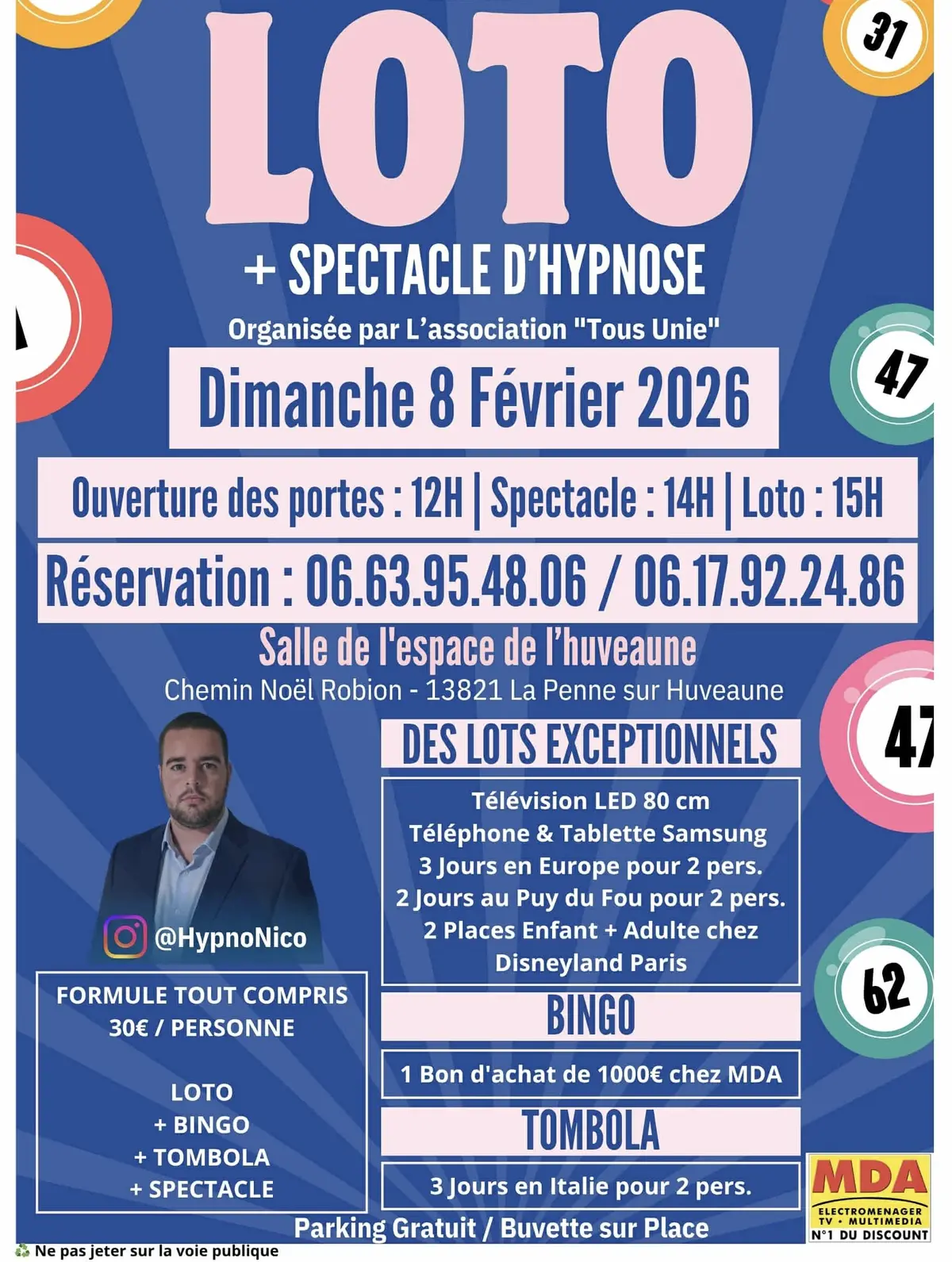 Loto spectacle 