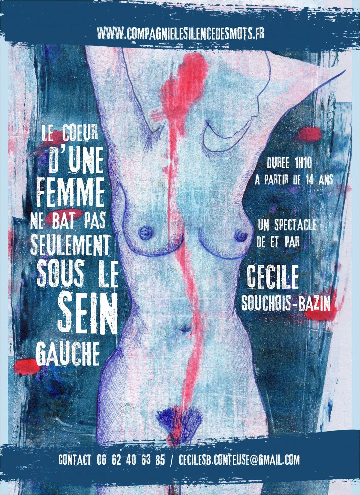 Le cœur d'une femme ne bat pas seulement sous le sein gauche