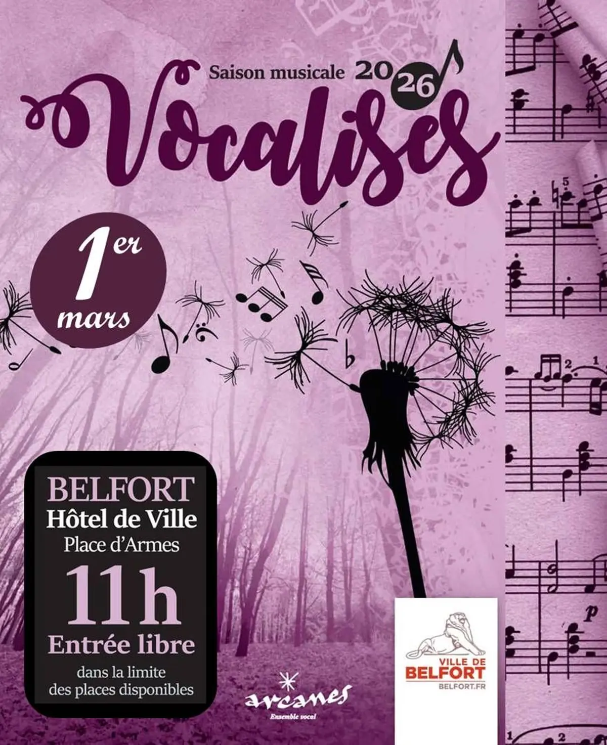 VOCALISES BELFORT- Par monts et par vaux