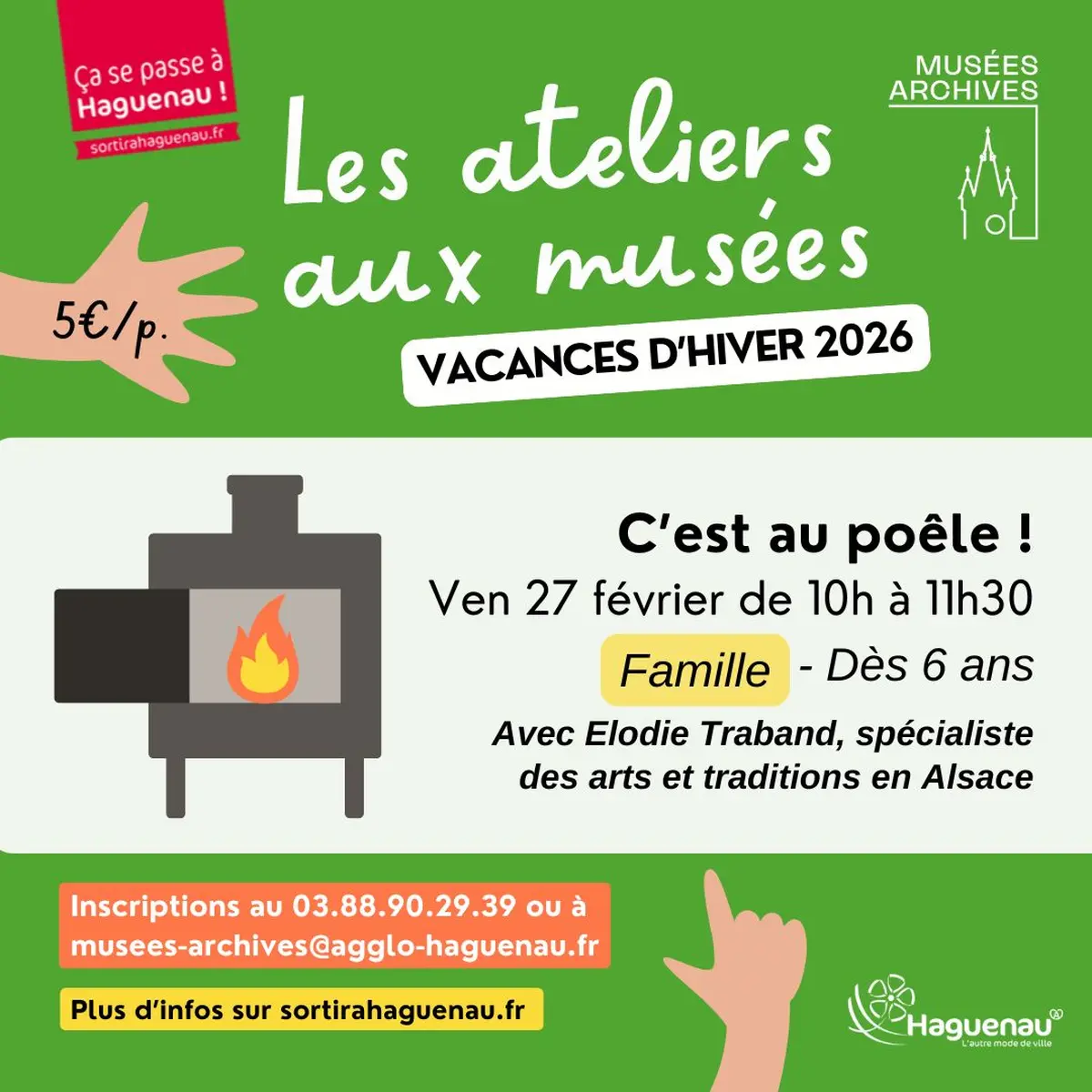 Atelier famille C’est au poêle ! (Dès 6 ans)