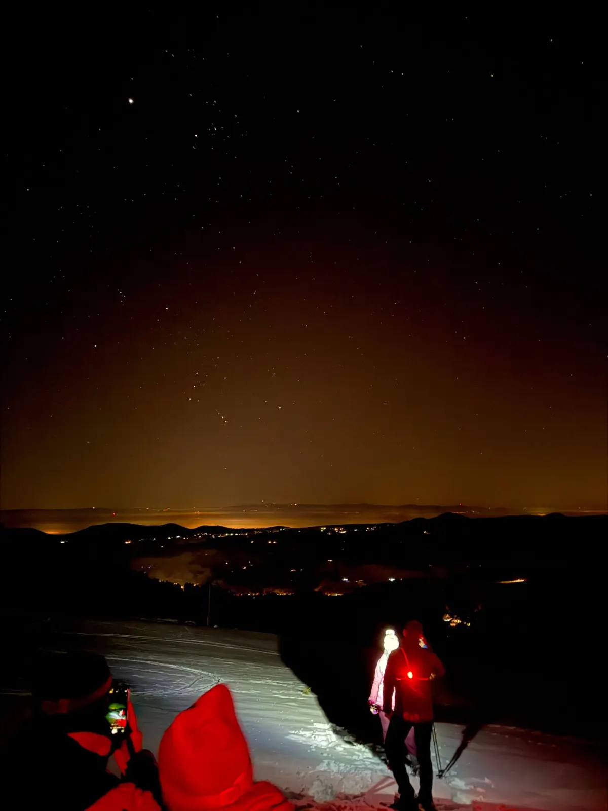 Sortie raquette nocturne au Lac Blanc : soirée fondue