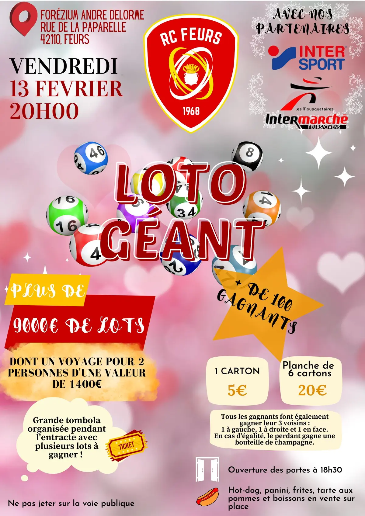 Loto géant du rugby club forezien