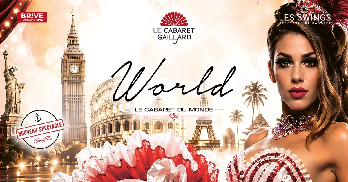 WORLD, LE CABARET DU MONDE - Dîner spectacle - 03/10/26