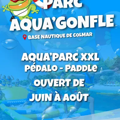 Aqua'parc XXL, paddles et pédalos, à la base nautique de Colmar !