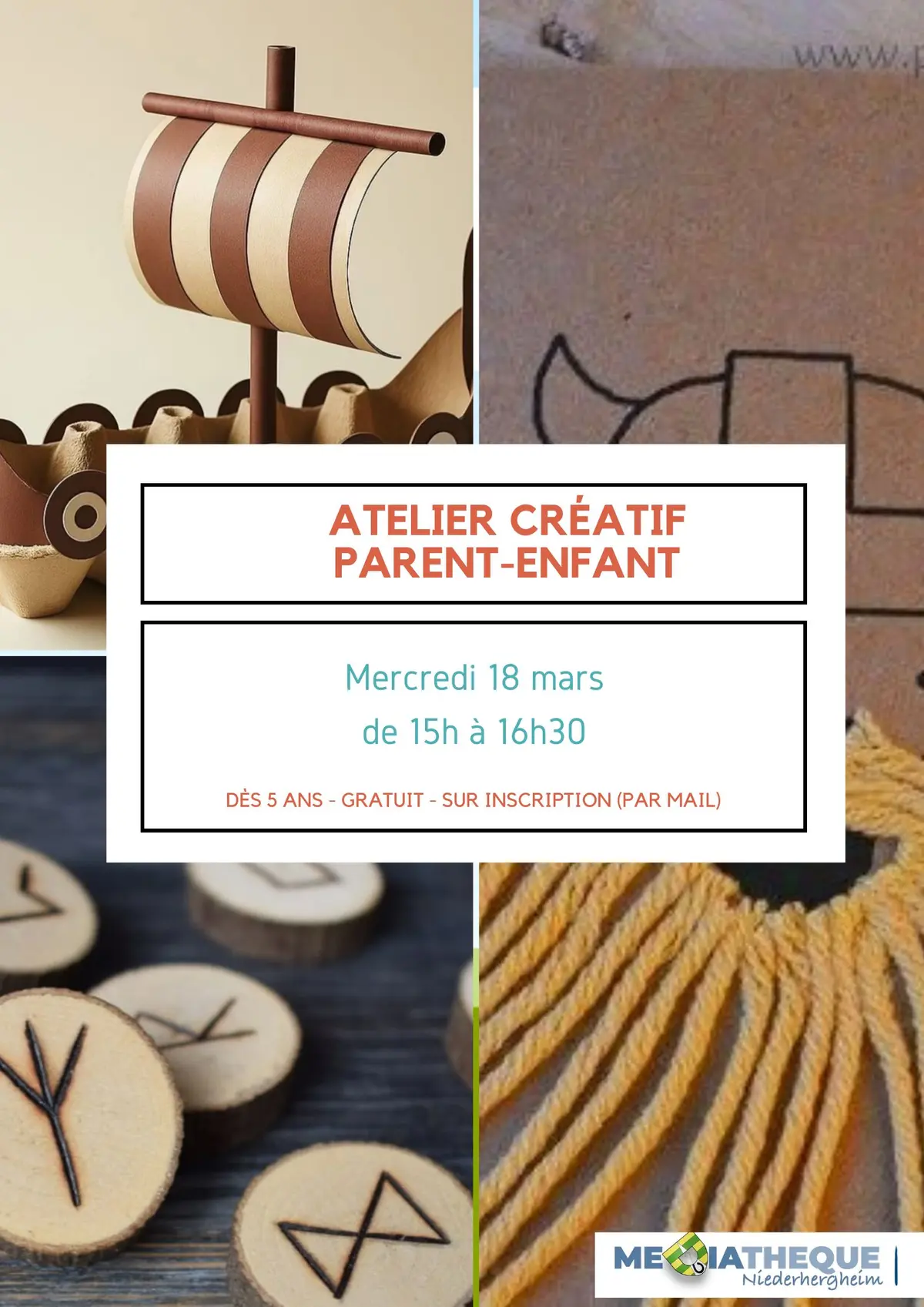 Atelier créatif parent-enfant. Dès 5 ans