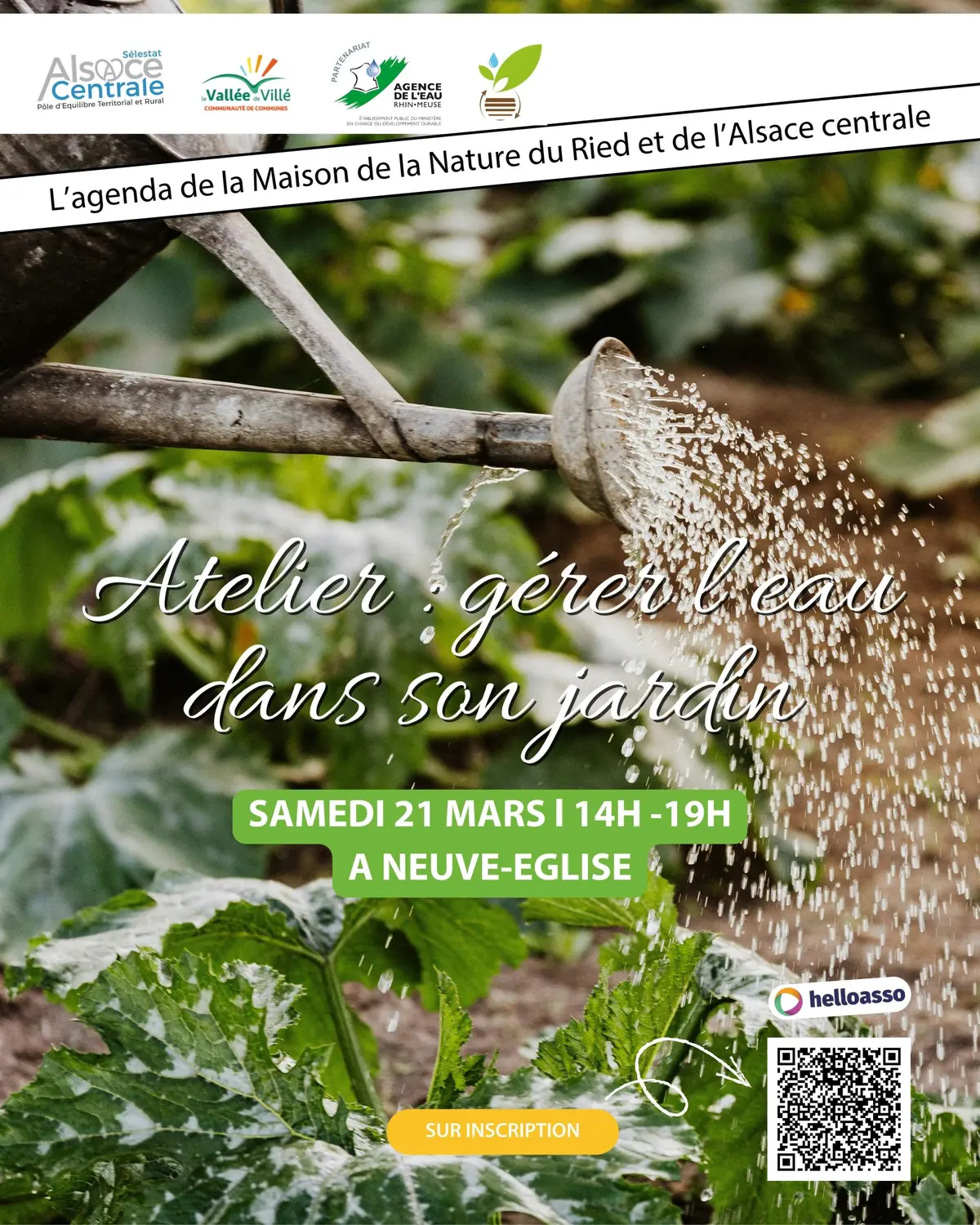 Atelier : gérer l'eau dans son jardin