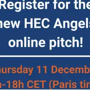 Évènement de pitch de startups HEC