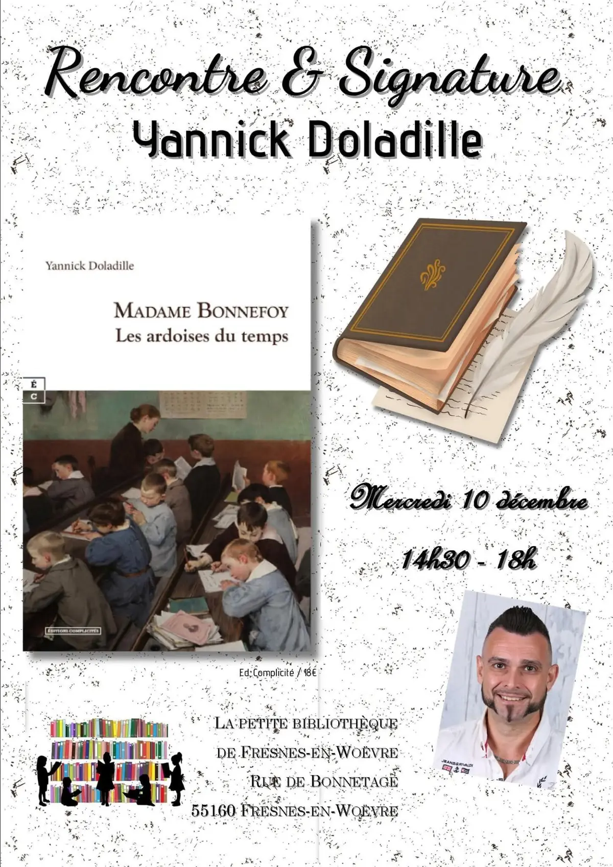 Rencontre et signature avec Yannick Doladille