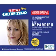 Festival Culturissimo - Lecture musicale par Julie Depardieu