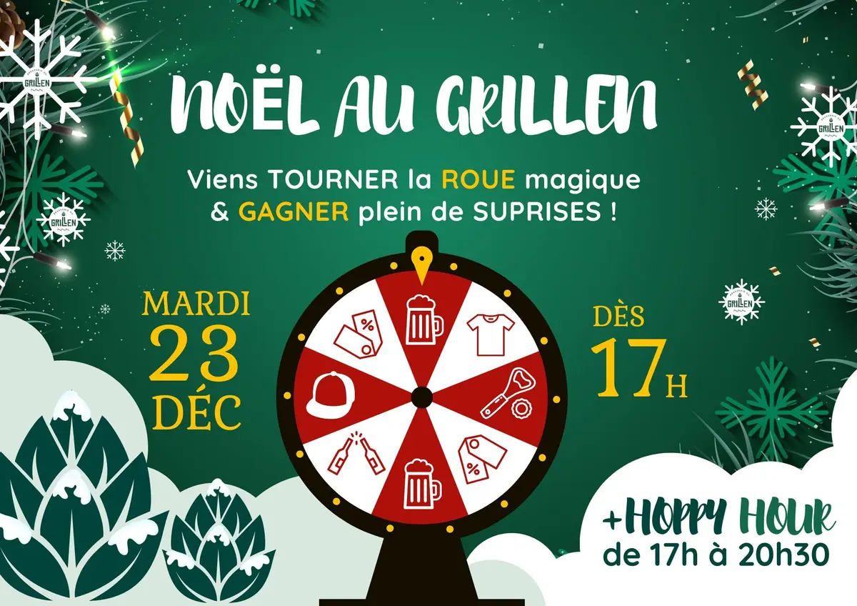 C'est Noël à la brasserie du Grillen !